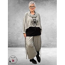 AKH Overgooier Frostina Grijs Ruit